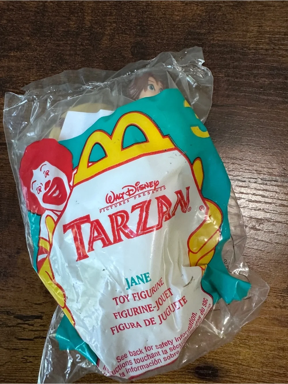 Vtg 1999 McDonalds Disney Tarzan Happy Meal Toys Lot New Sealed Terk Jane 5pc